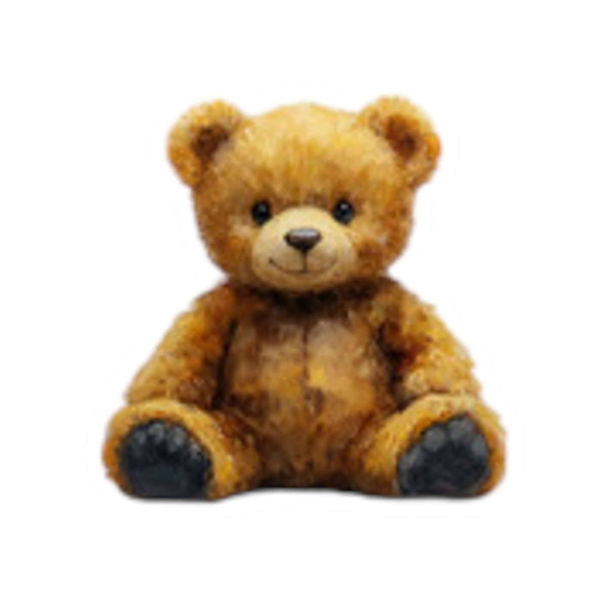 Teddy Bear Sticker — Cute Plush Toy Decal for Laptops, Water Bottles & Gifts
