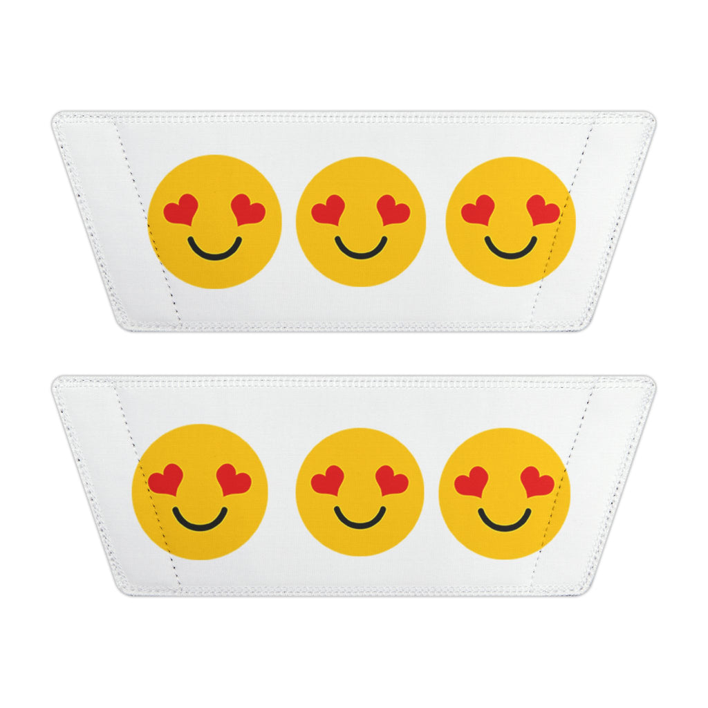 Emoji Heart-Eyes Slide Sandals — Women's Removable-Strap Summer Slides