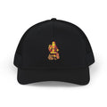 Santa Claus Embroidered Trucker Cap — Retro Holiday Snapback Hat