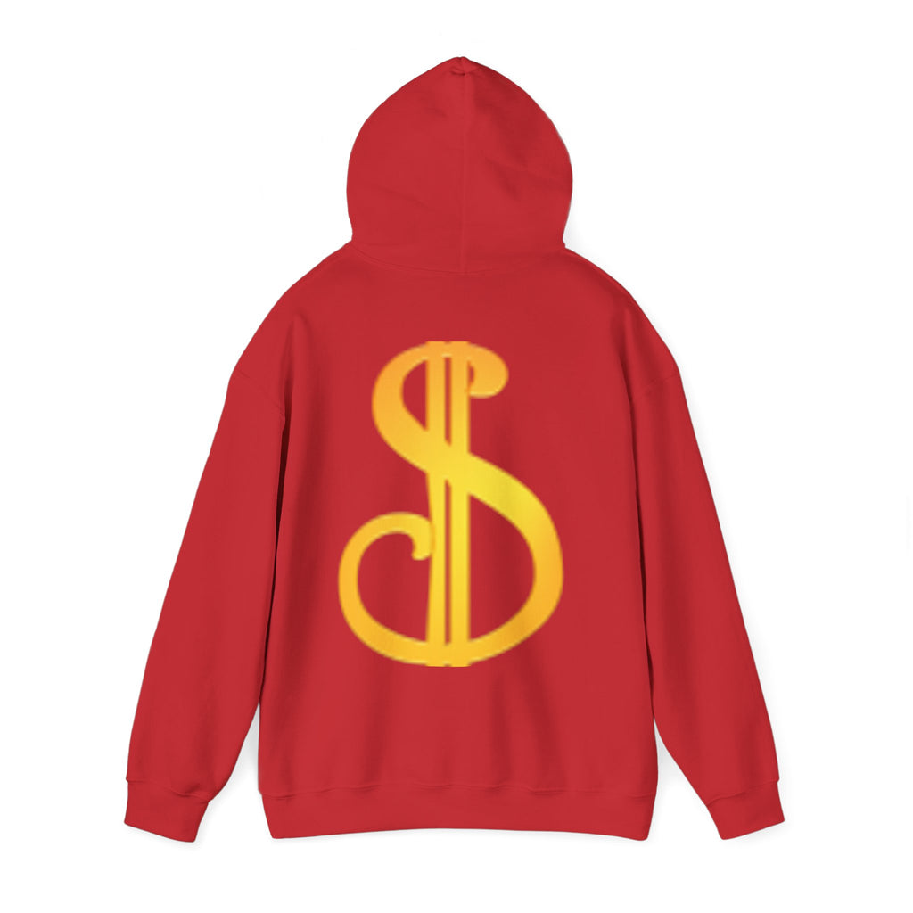 Dollar Sign Hoodie — Graphic Back Logo Streetwear Sweatshirt