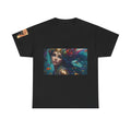 Mythic Ocean Goddess T-Shirt — Fantasy Beautiful Woman & Sunset Landscape
