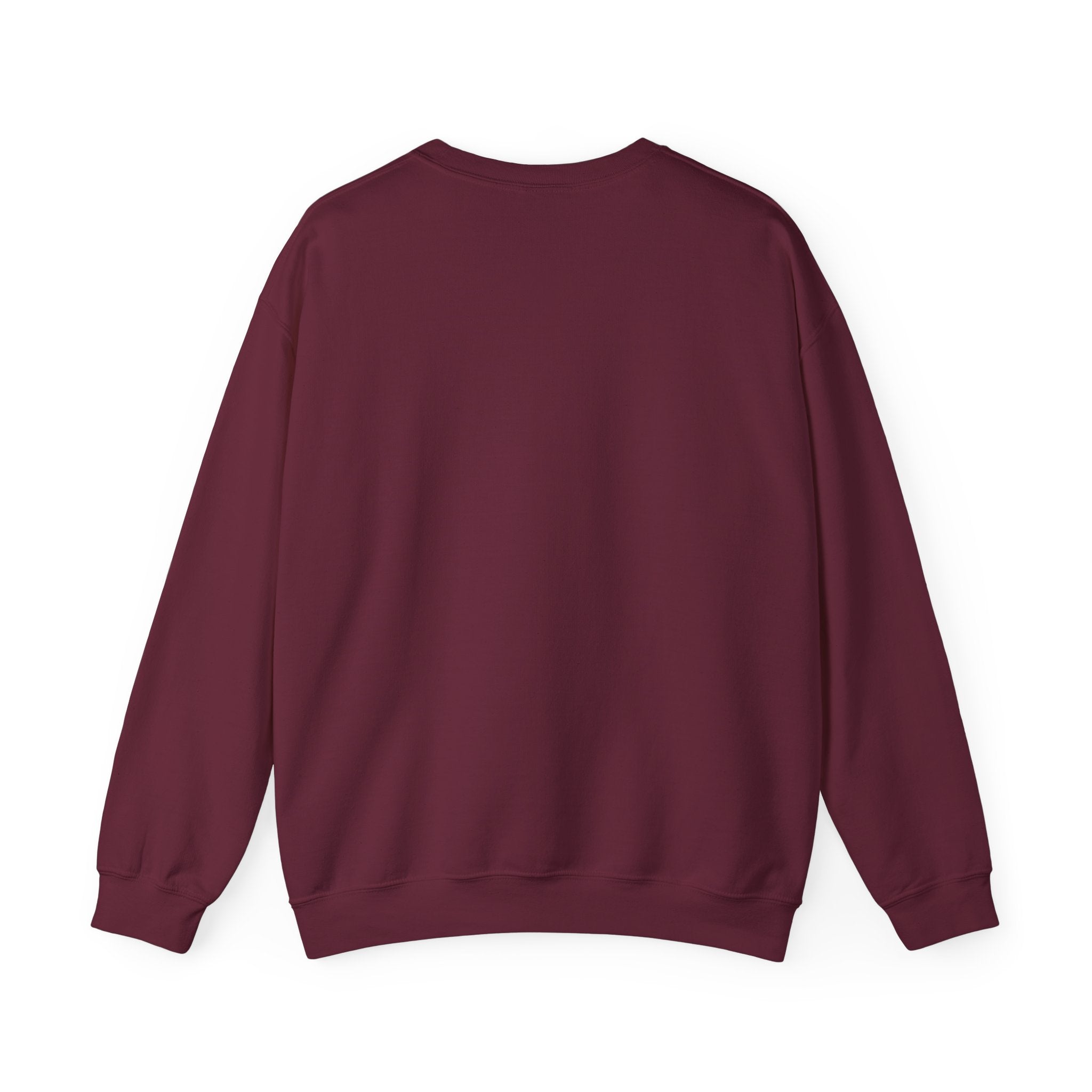 Mermaid & Fox Art Crewneck Sweatshirt — Whimsical Purple Mermaid Illustration