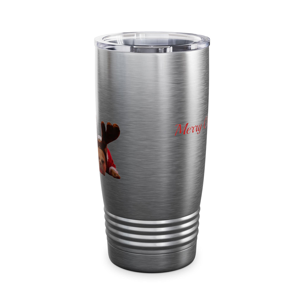 Vintage Santa 20oz Tumbler — Merry Christmas Travel Mug