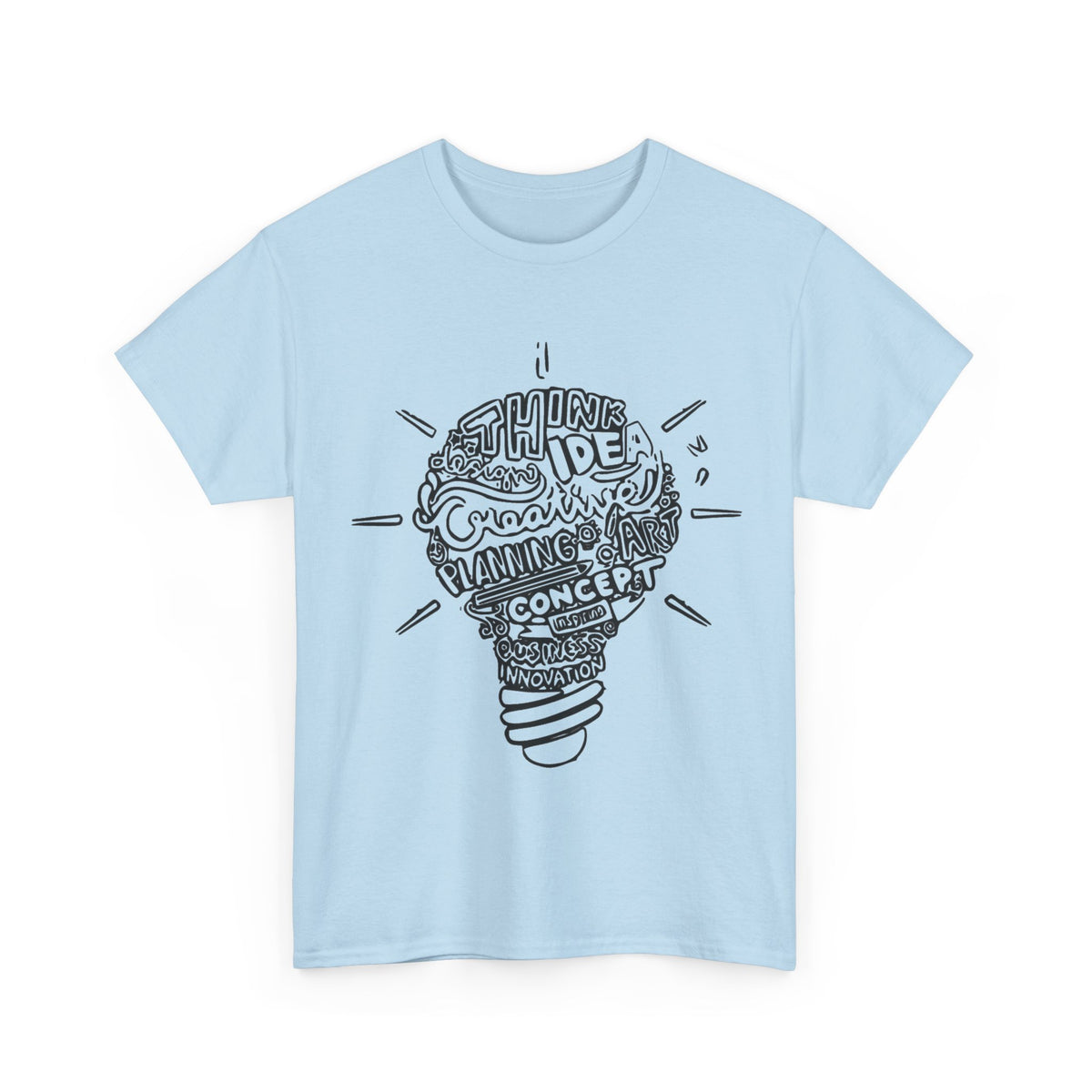 Idea Bulb T-Shirt – Creative Concept & Planning Lightbulb Design