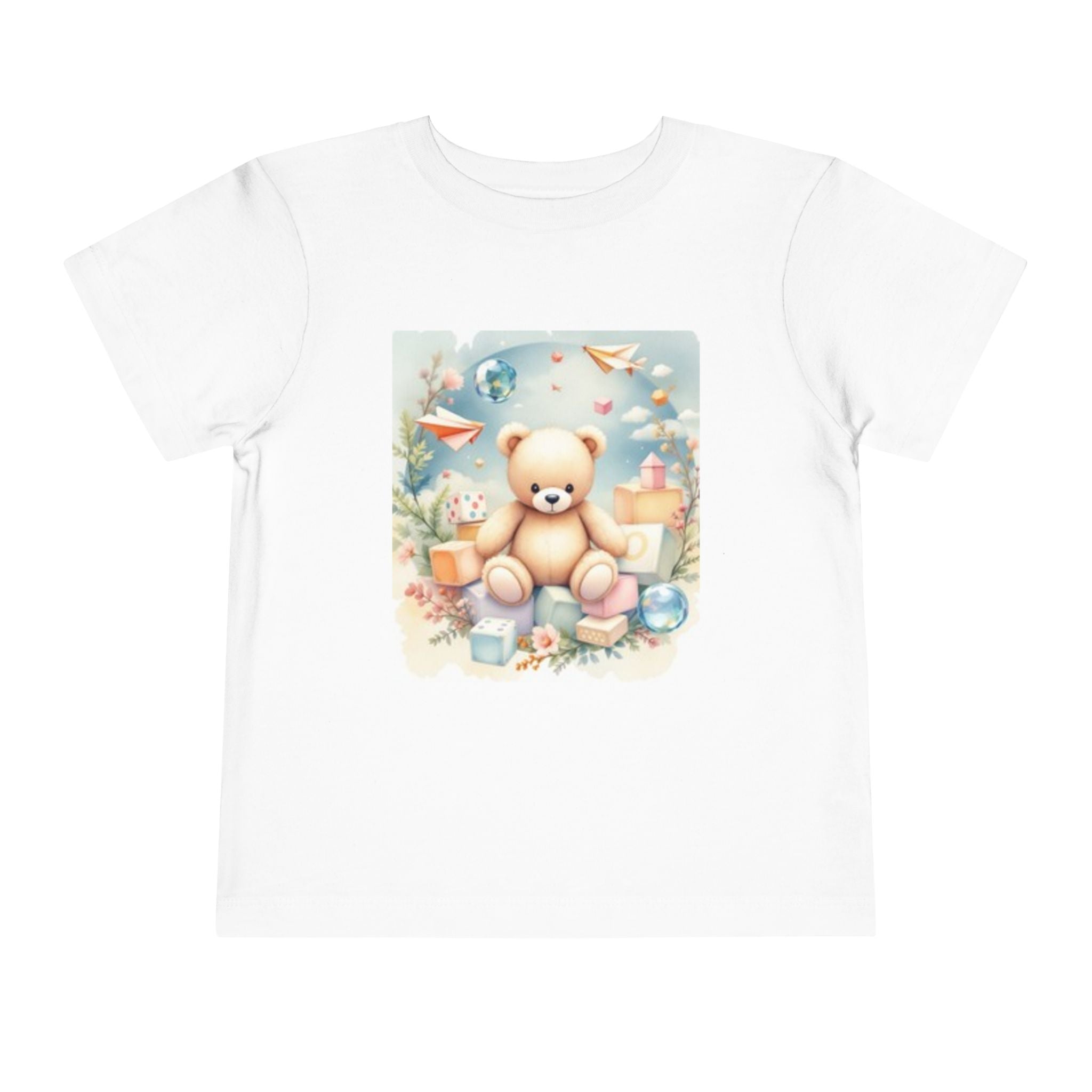 Teddy Bear Baby Toddler Tee – Cute Plush Toy Nursery Shirt