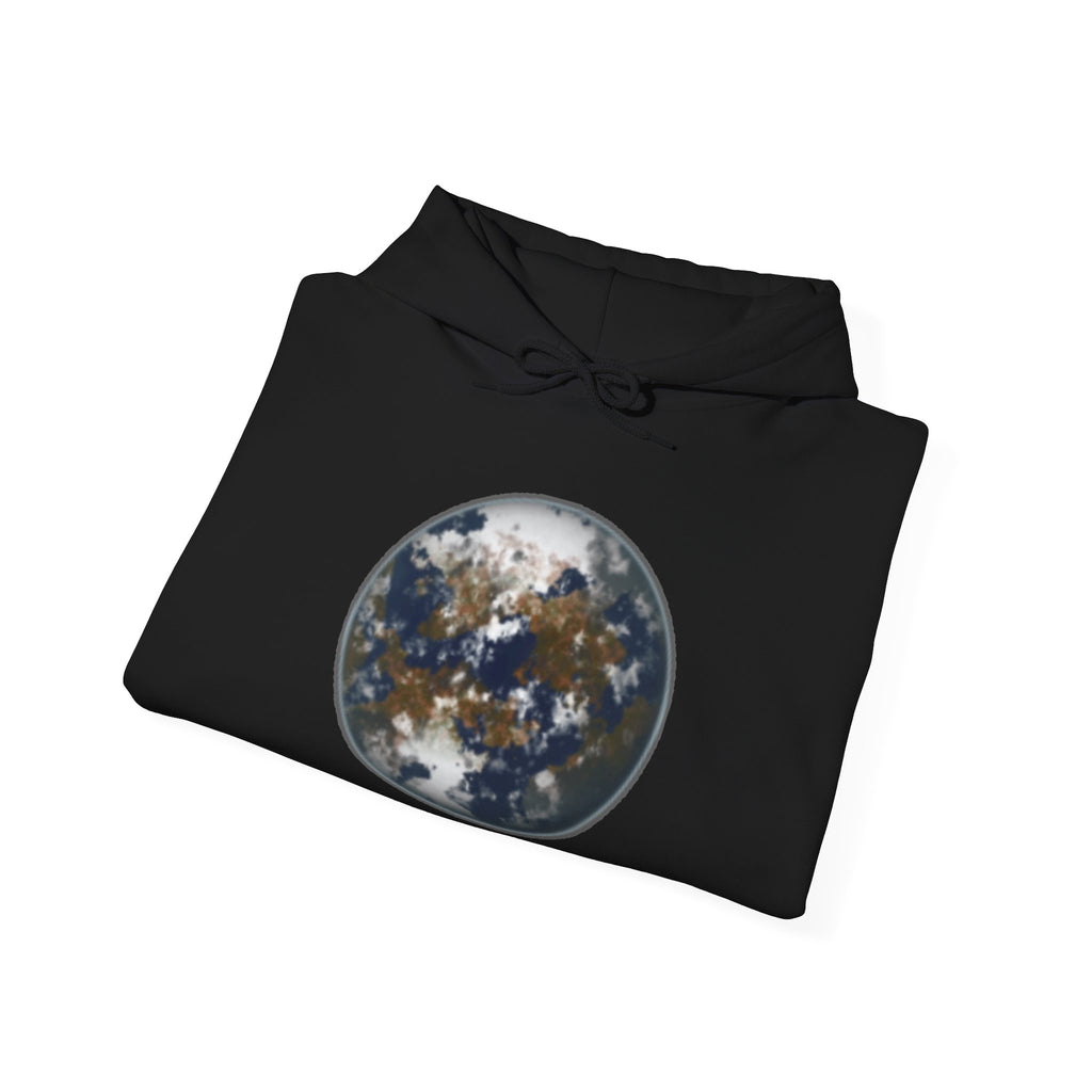 Galaxy Planet Hoodie —Facts Earth-Like Orb Space Graphic Pullover