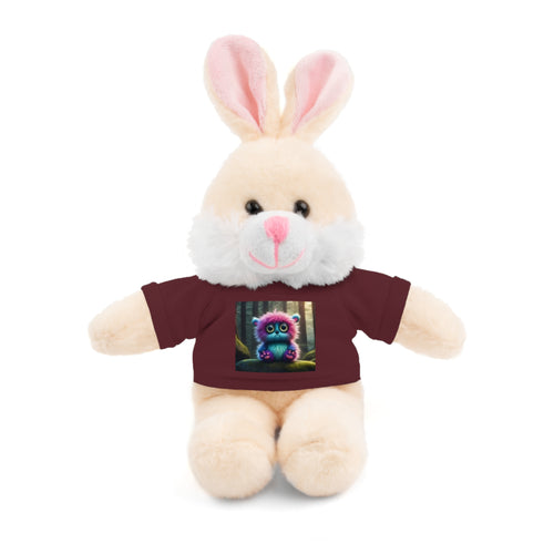 Brown Plush Teddy Bear with Cute Coffee Mug Tee - Gift for Kids & Coffee Lovers