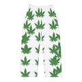 Marijuana Leaf Pajama Pants - Women's Cannabis Print Lounge Sleepwear