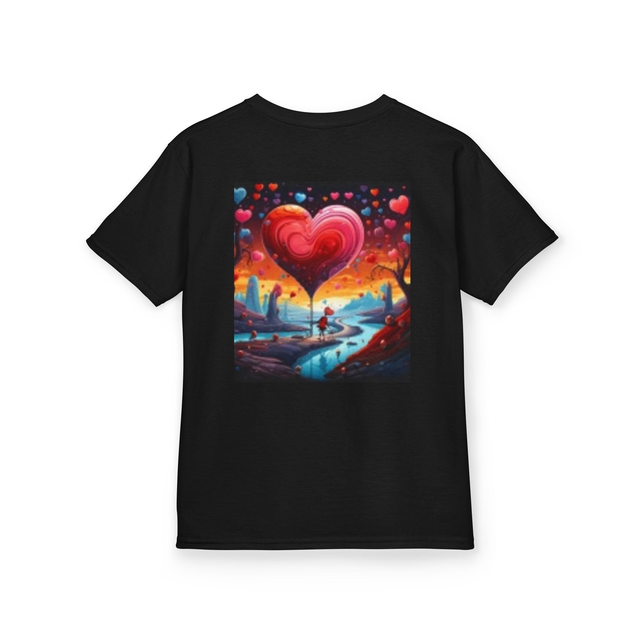 Kids T-Shirt — Cute Wide-Eyed Dog Portrait Tee for Children