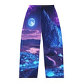 Galaxy Night Lounging Pants — Moonlit Purple Lounge Trousers