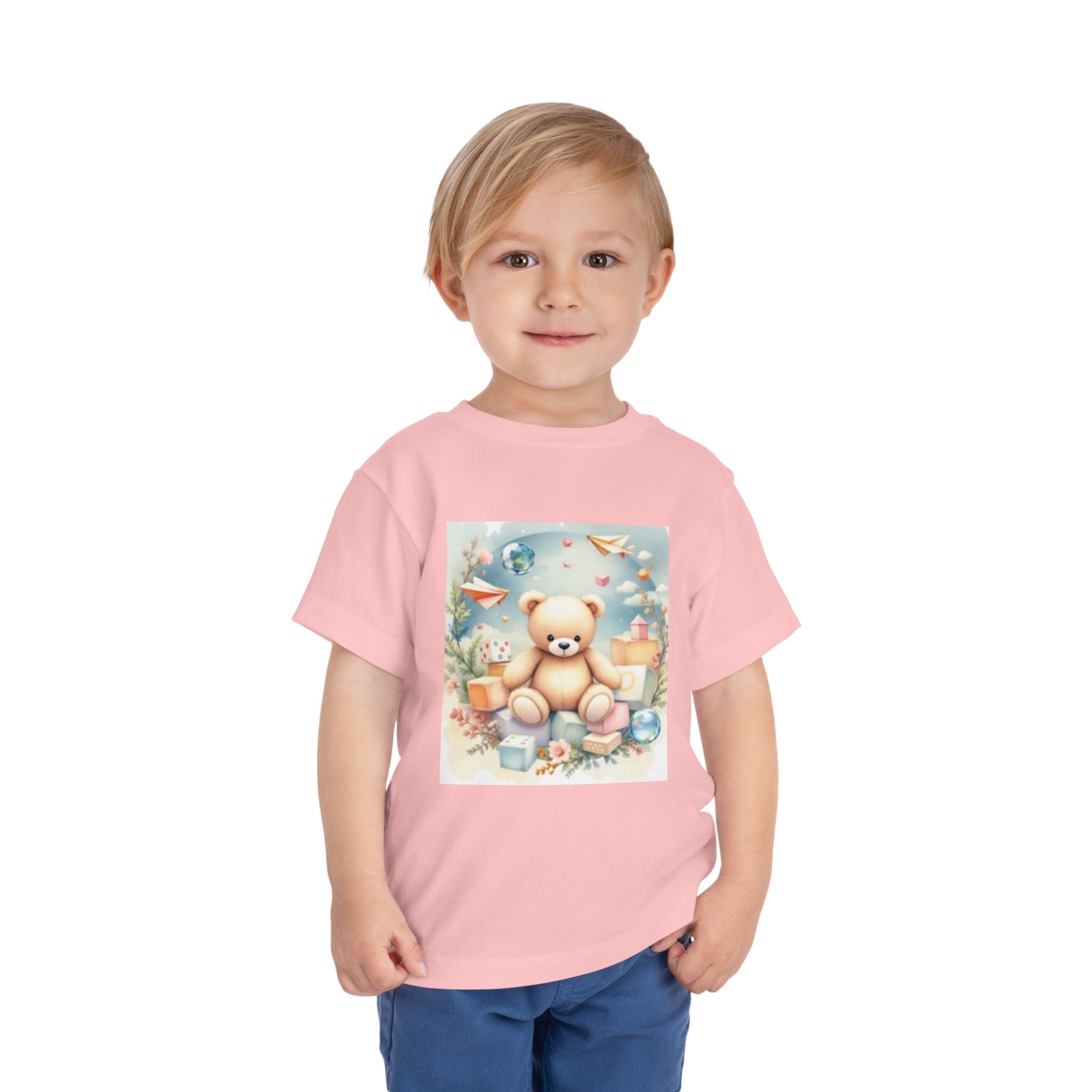 Teddy Bear Baby Toddler Tee – Cute Plush Toy Nursery Shirt