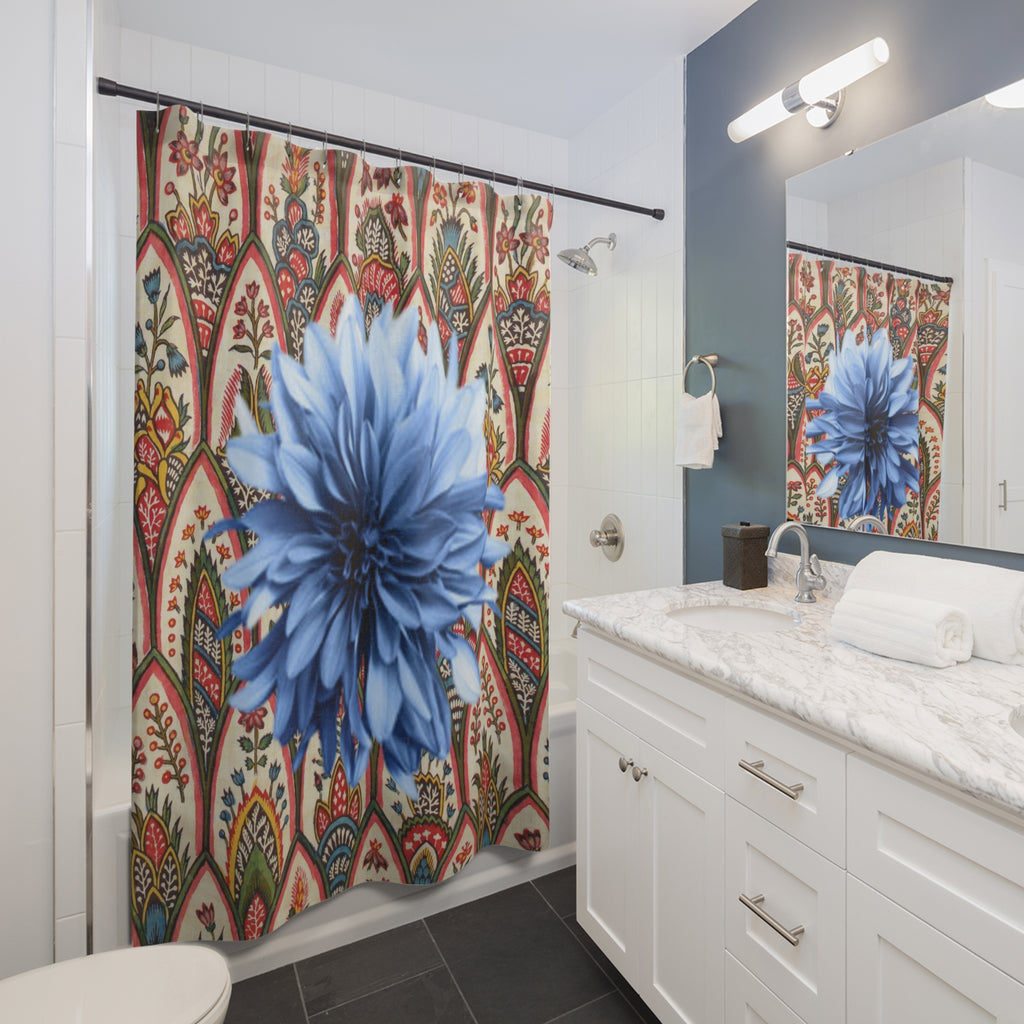 Bohemian Floral Arch Shower Curtain