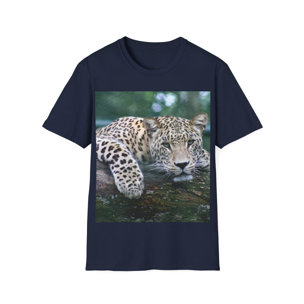 Leopard Gaze T-Shirt — Bold Wildlife Photo Tee