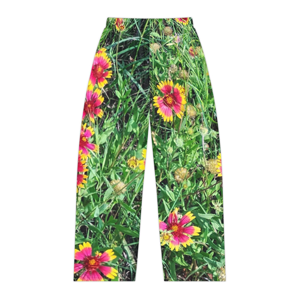 Floral Field Women's Pajama Pants – All-Over Print Cozy Loungewear