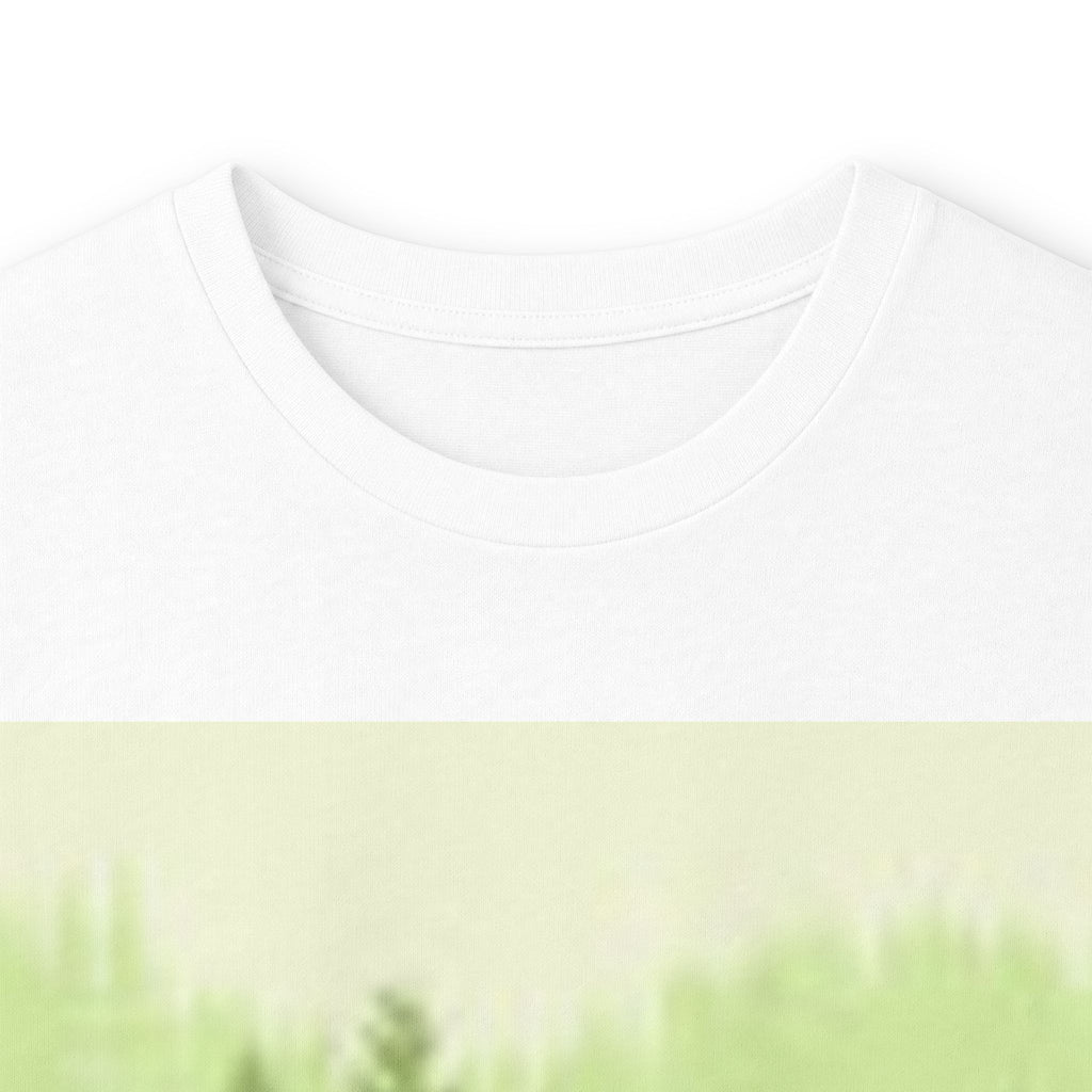 Forest Deer Sunset Long Sleeve Tee — Nature Silhouette Graphic Shirt