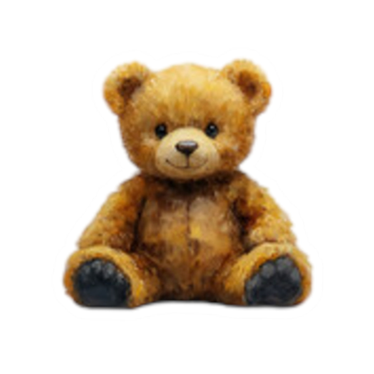 Teddy Bear Sticker — Cute Plush Toy Decal for Laptops, Water Bottles & Gifts