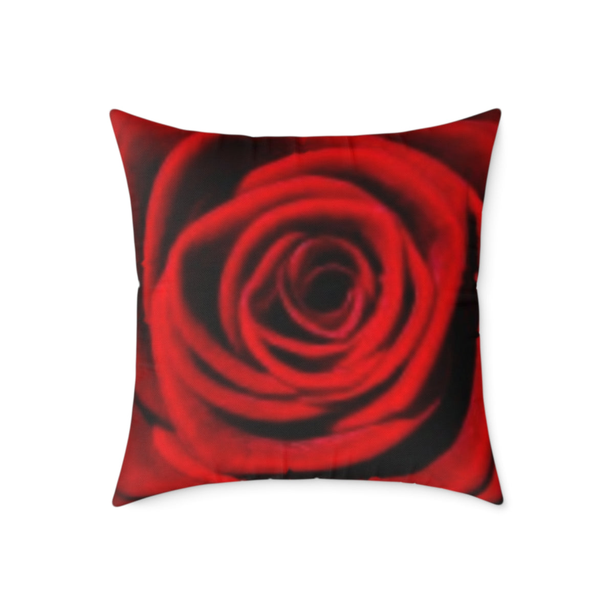 Christmas Santa Scene Square Pillow — Festive Holiday Throw Cushion