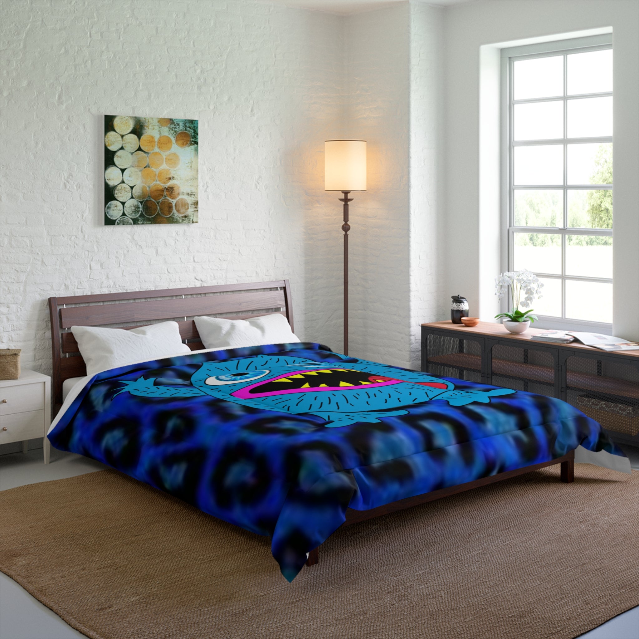 White Down-Alternative Comforter - Lightweight Cozy Bedding for All Seasons