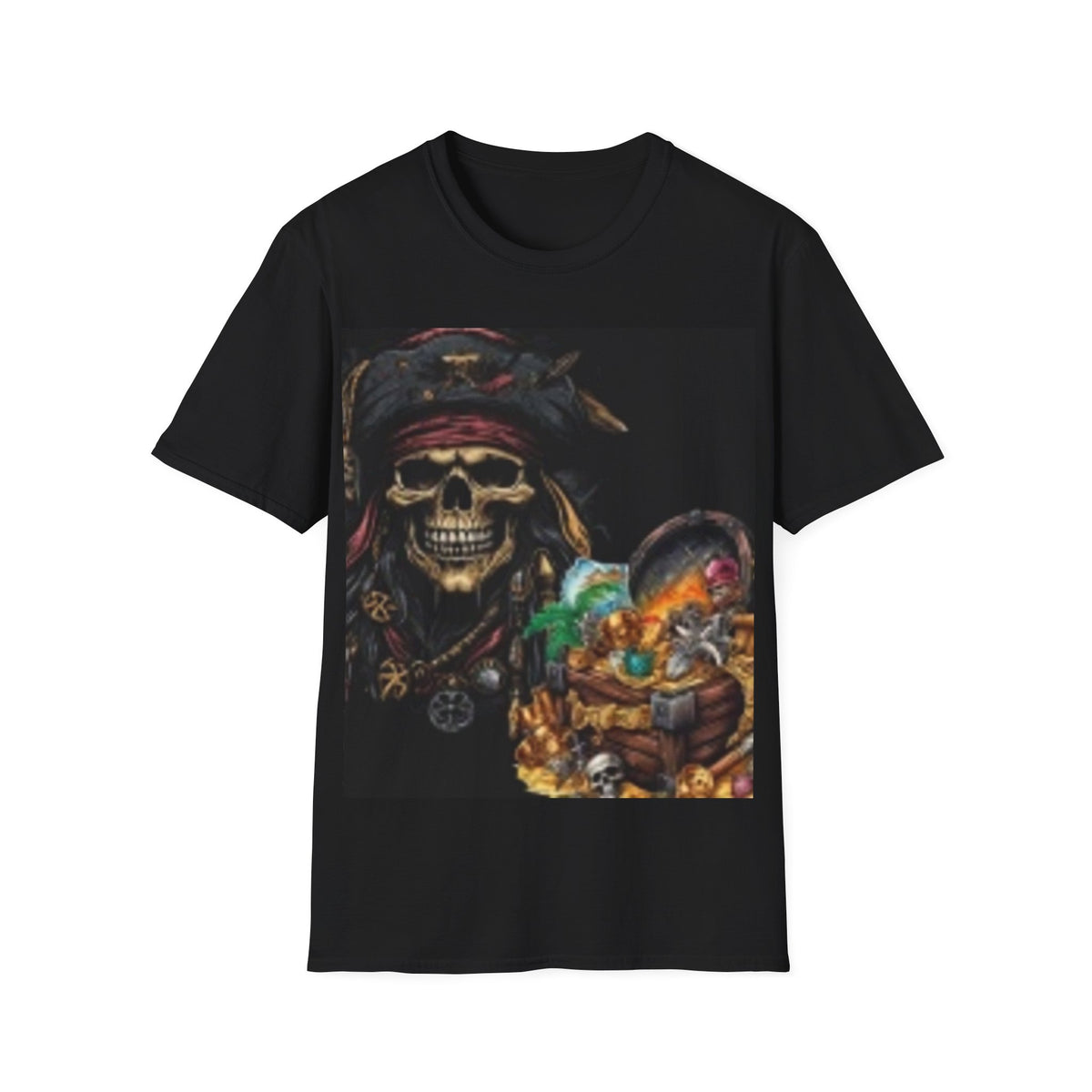 Skull Pirate with Pot of Treasure T-shirt