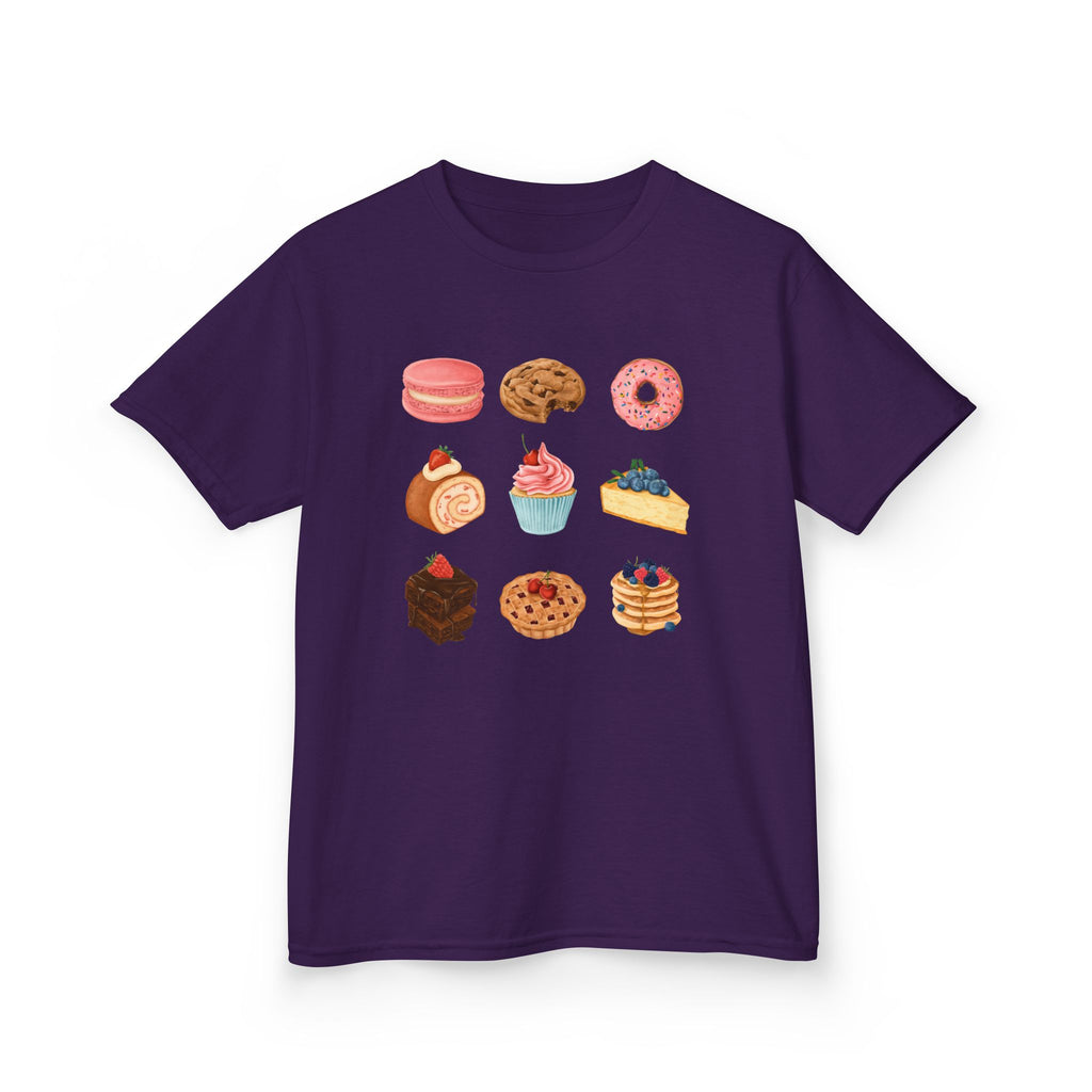 Kids Dessert T‑Shirt — Cute Pastry & Cupcake Graphic Tee