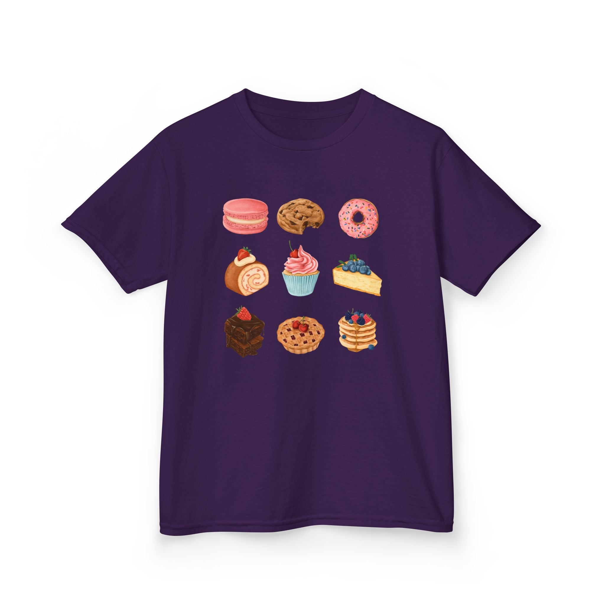 Kids Dessert T‑Shirt — Cute Pastry & Cupcake Graphic Tee