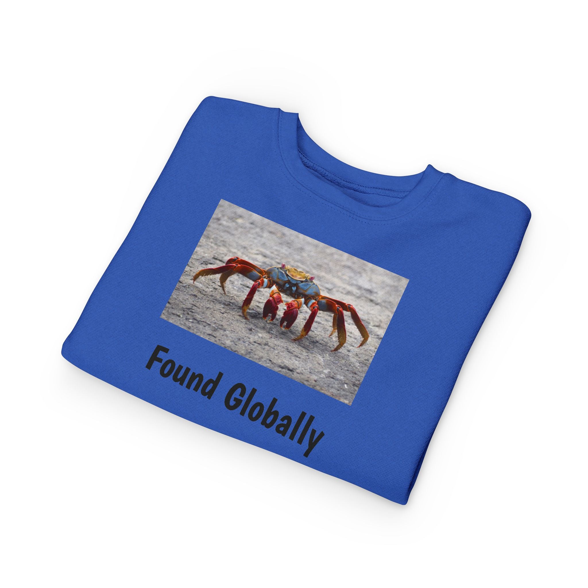 Toddler Sweatshirt - Colorful Fiddler Crab Beach Graphic