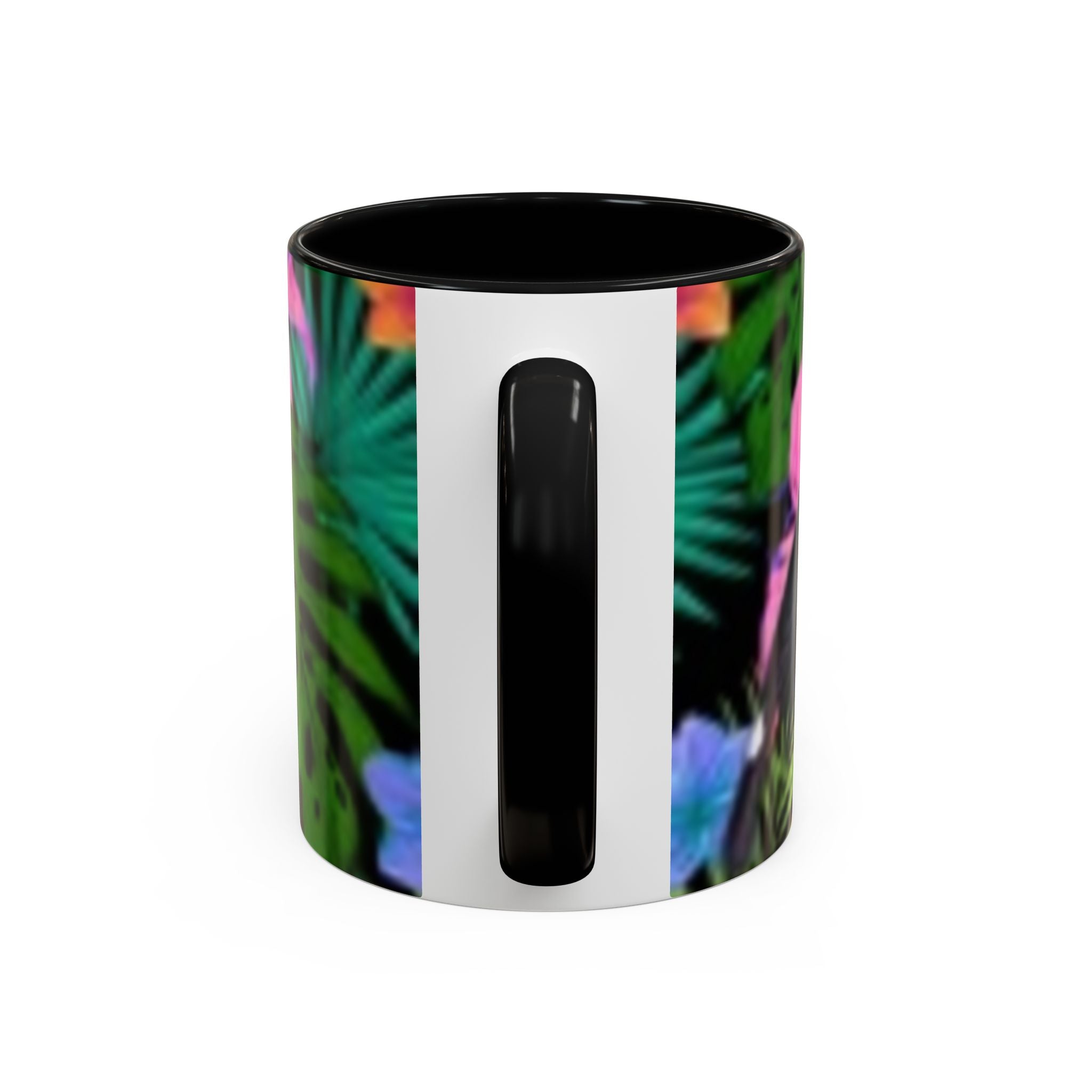 Tropical Floral Coffee Mug — Colorful Paradise Accent Mug (11/15 oz)