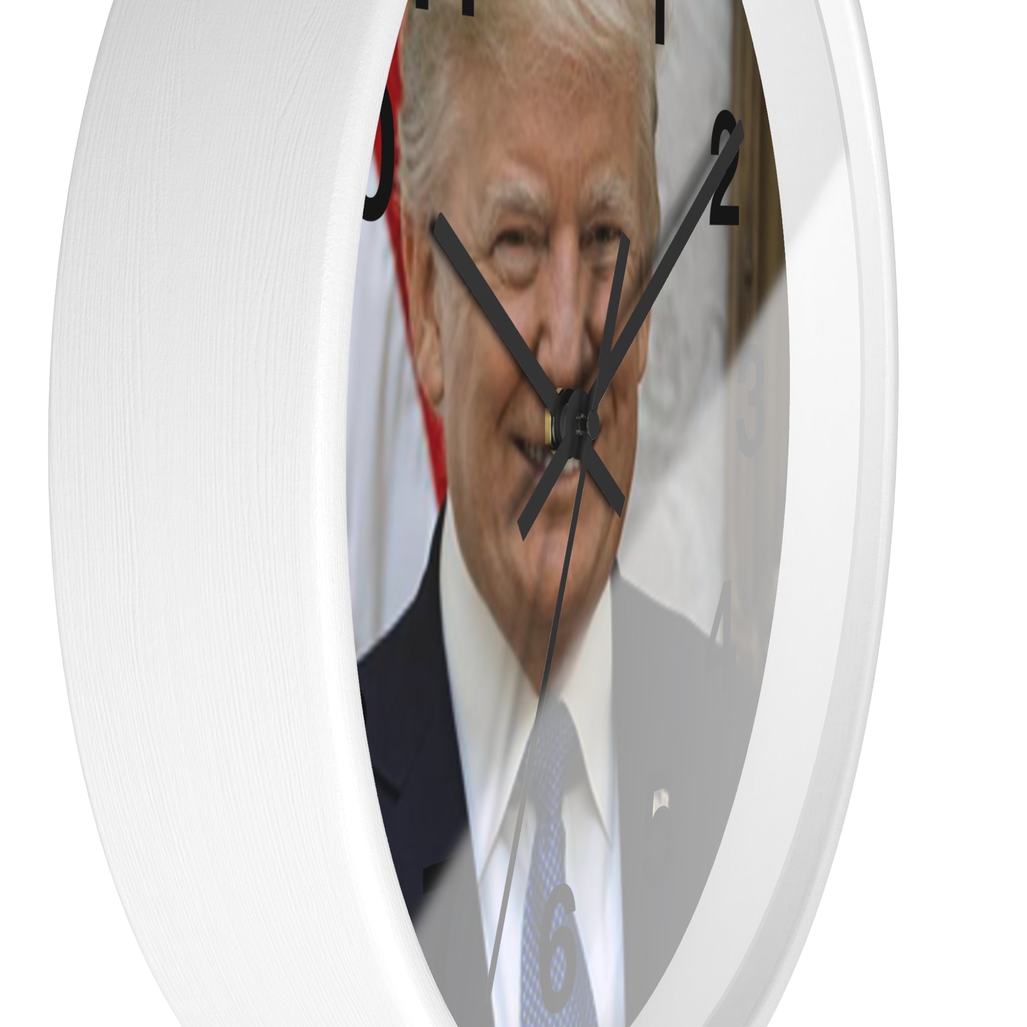 Wall Clock President Donald Trump 47th President AMERICA