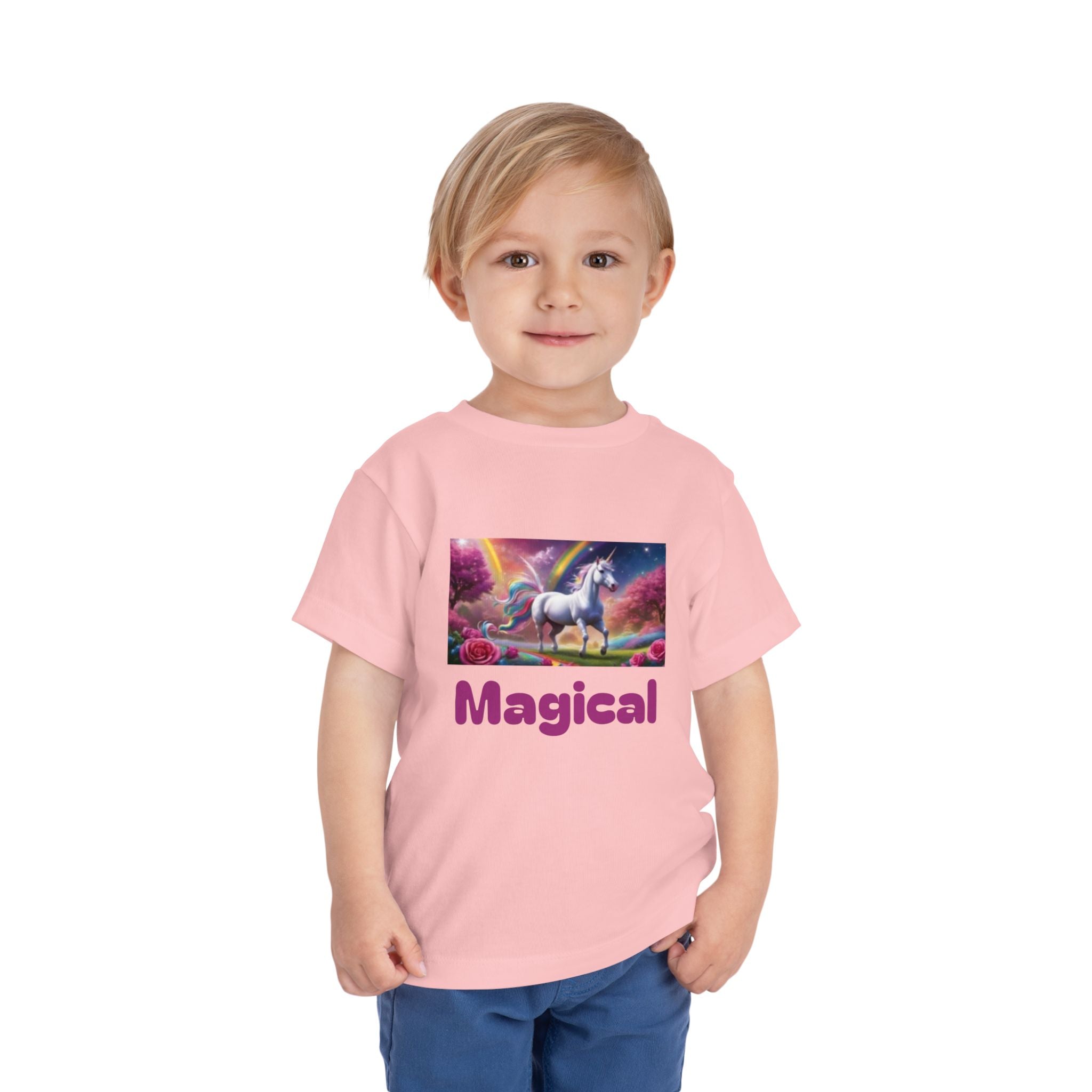 Unicorn Fantasy Toddler T-shirt — Magical Rainbow Unicorn Shirt