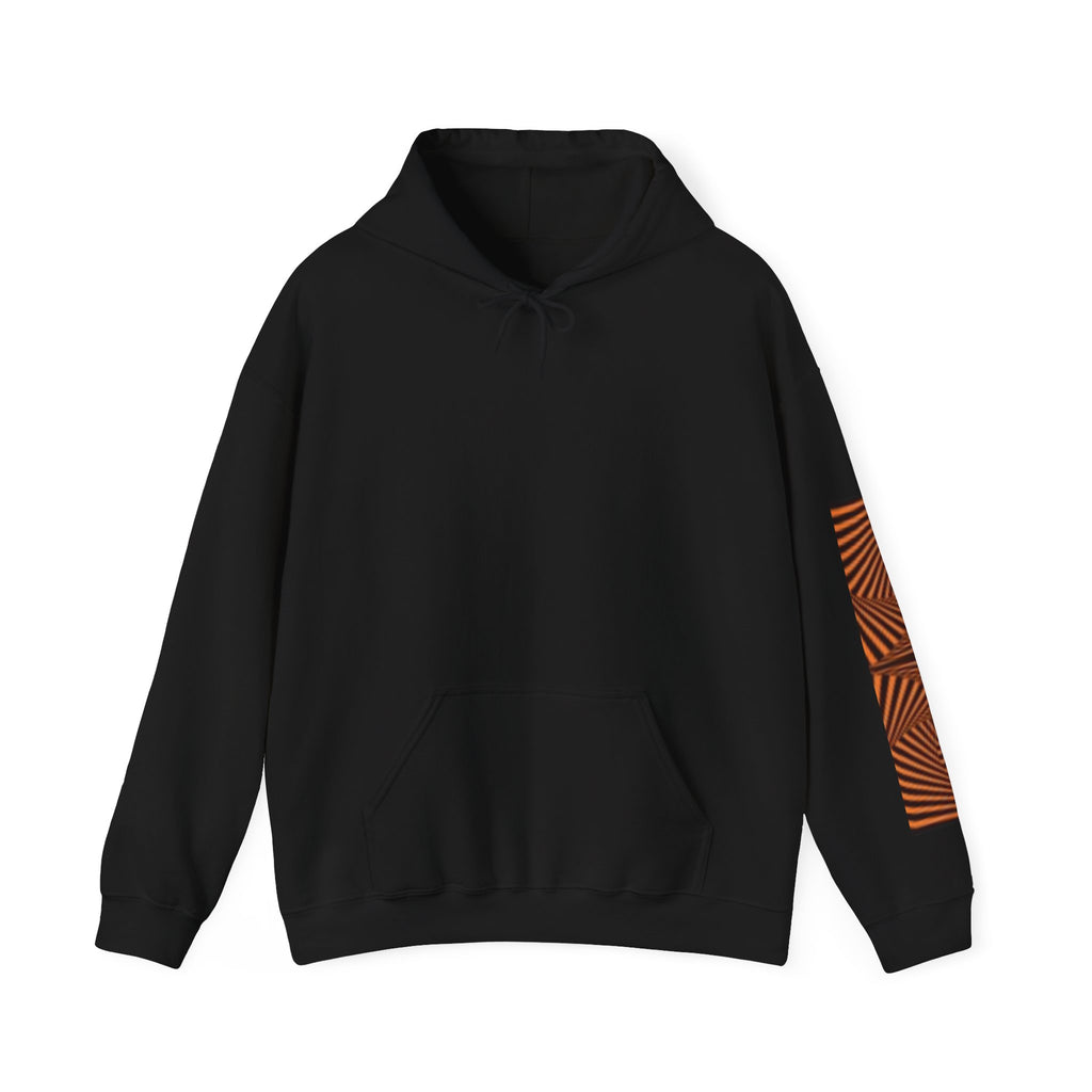 Moon Cat Hoodie — Black Cat Sitting on Crescent Moon Graphic Sweatshirt
