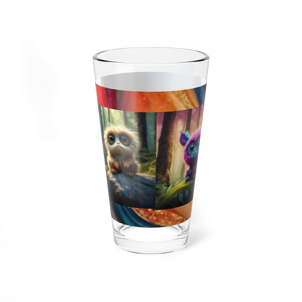 16oz Fantasy Creature Mixing Glass – Cute Forest Critter Barware