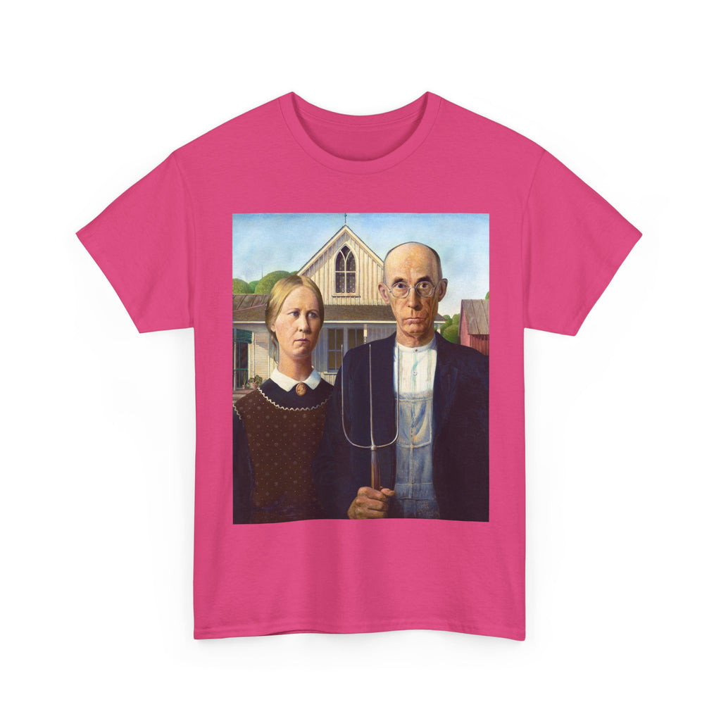 T‑Shirt — American Gothic Parody Print Tee