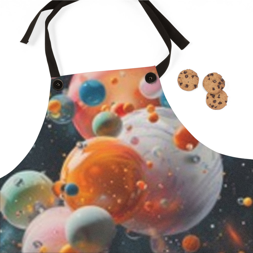 Colorful Bubbles Apron — Meatloaf Recipe ~ Kitchen Apron for Bakers & Chefs