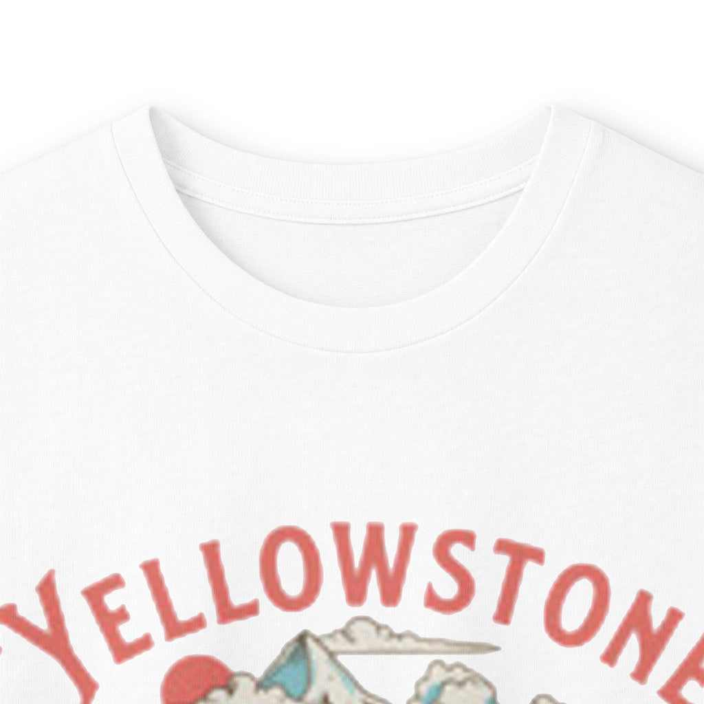 Yellowstone National Park Long Sleeve Tee — Vintage Mountain Camping T-Shirt