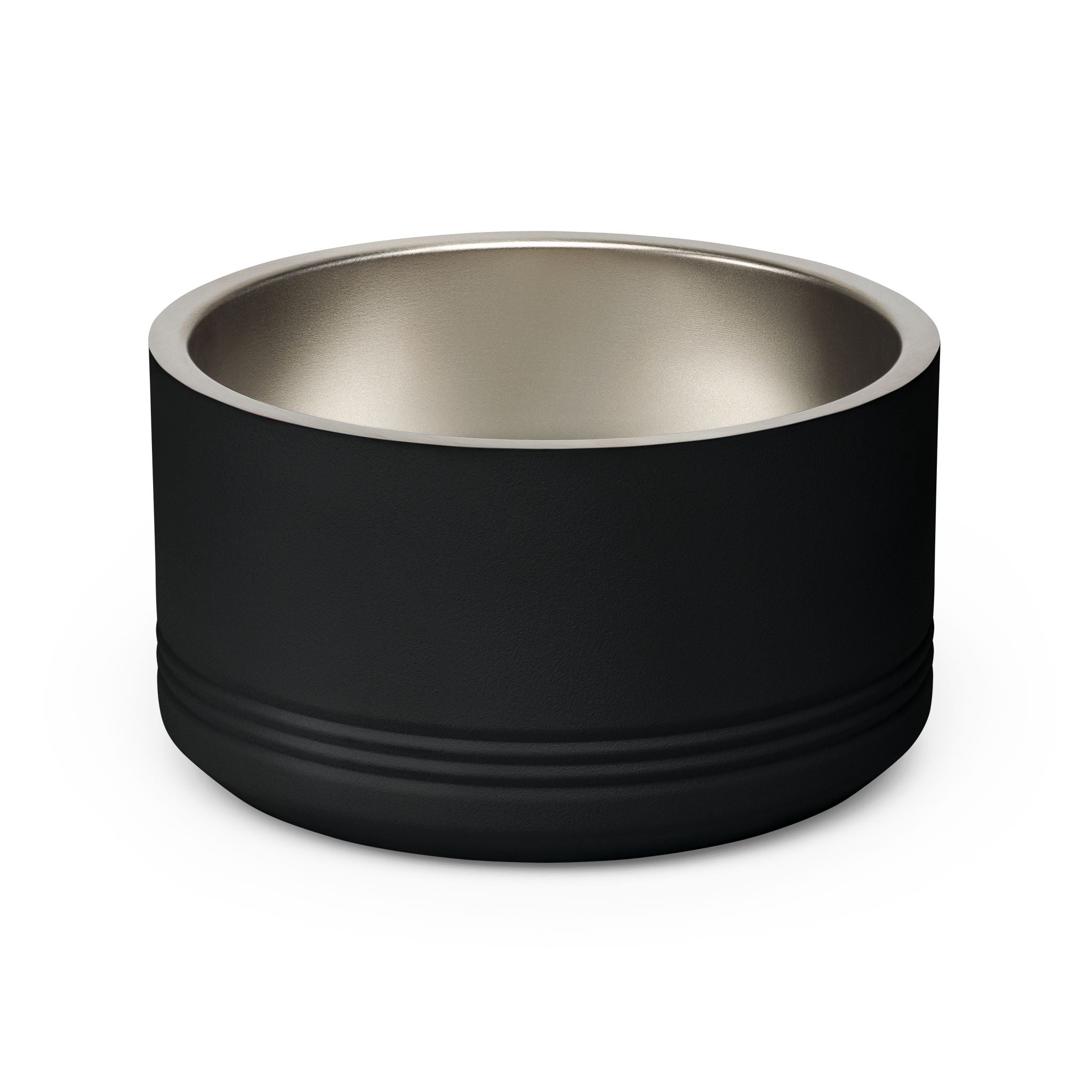 Cute Dog Face Stainless Steel Pet Bowl — 18 oz Cute Minimalist Dog Food & Water Dish