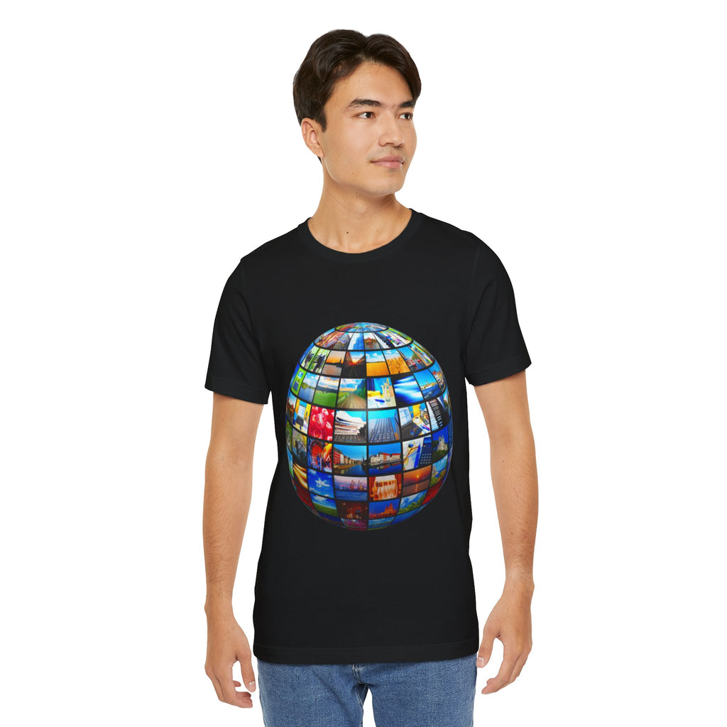 Global Travel Photography World Globe T-Shirt