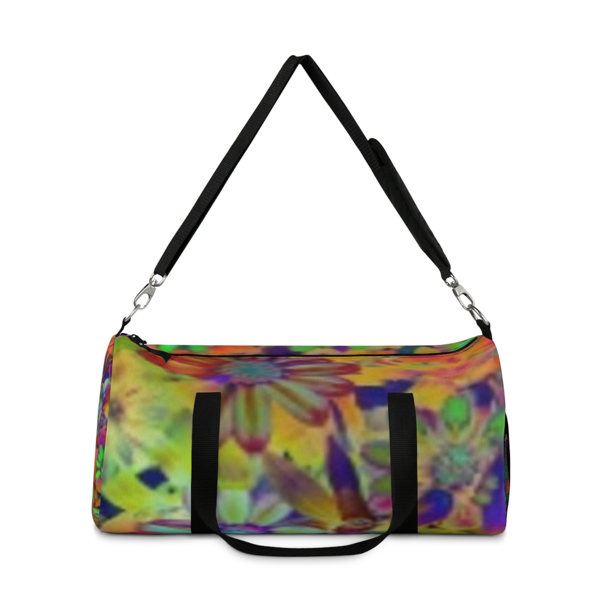 Vibrant Floral Duffel Bag - Colorful Boho Travel & Gym Bag
