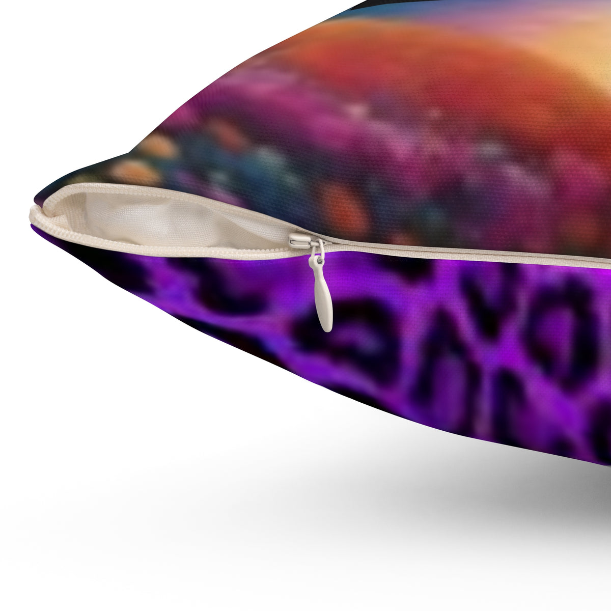 Pillow — Neon Cosmic Cat Decorative Throw Pillow