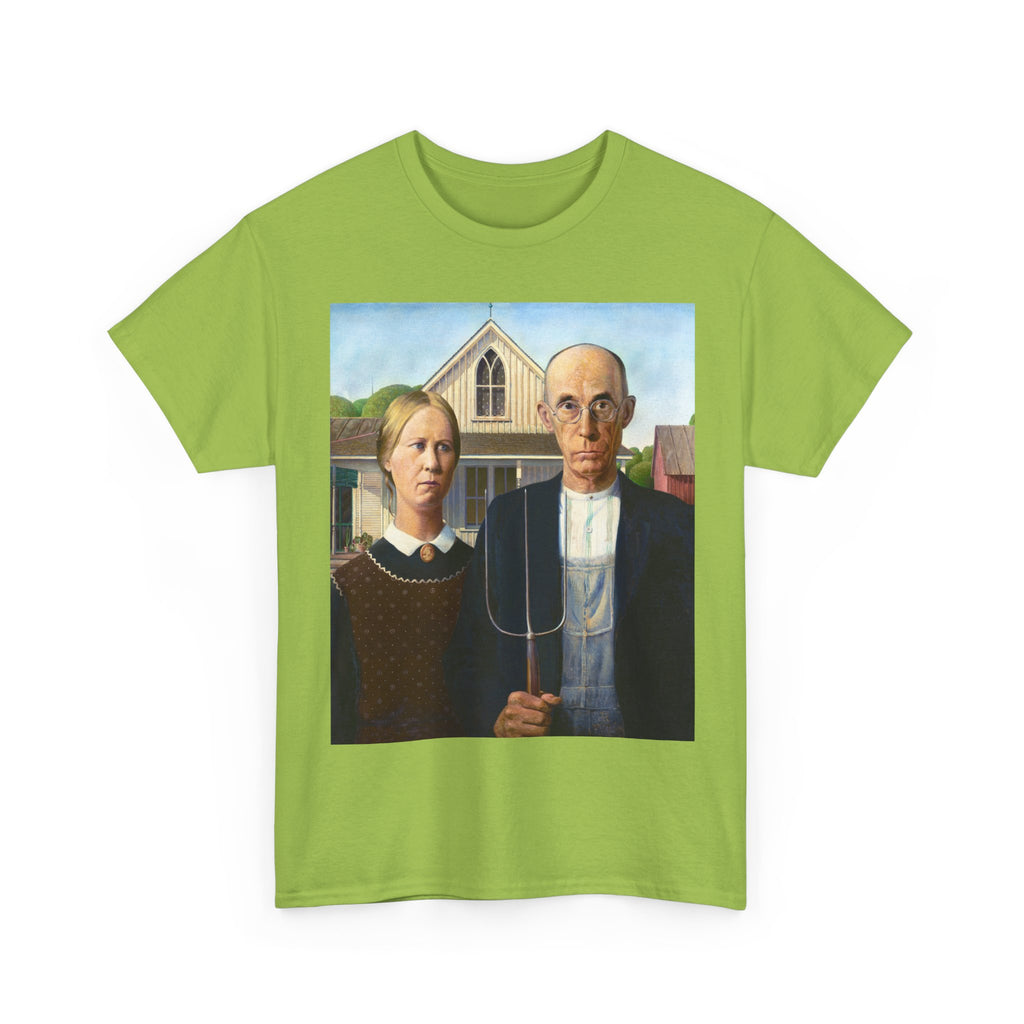 T‑Shirt — American Gothic Parody Print Tee