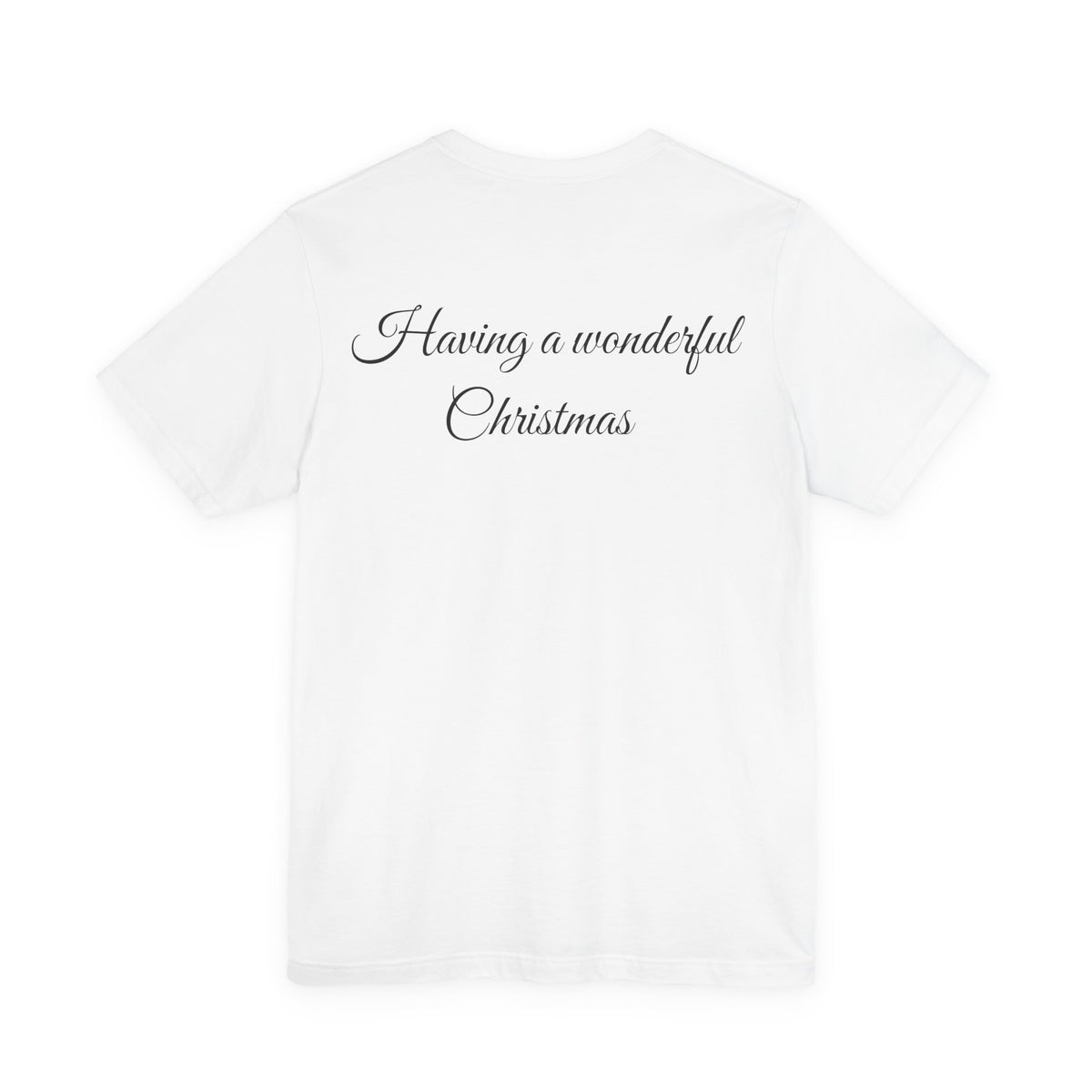 Christmas Tree Vintage Scene Tee — Holiday Village Carriage Design