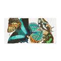 Butterfly Collage Beach Towel — Colorful Tropical Butterflies Print