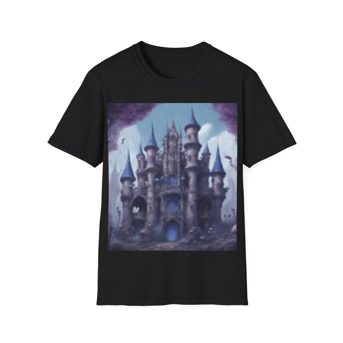 Dark Fairytale Castle T-Shirt — Gothic Fantasy Castle Tee