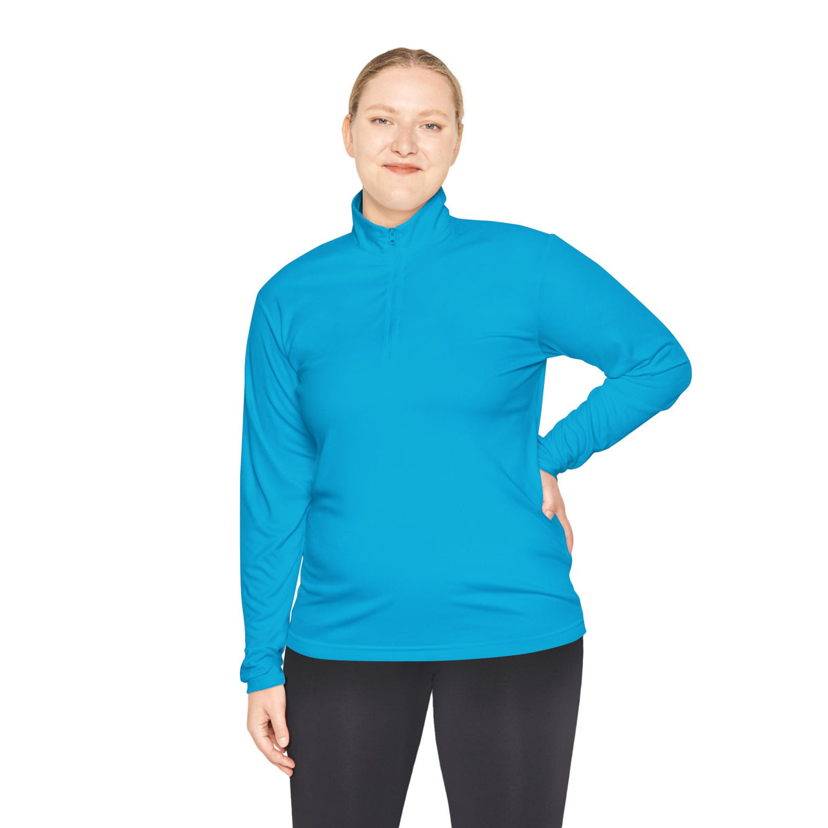 Quarter-Zip Pullover — Steampunk Cat Graphic