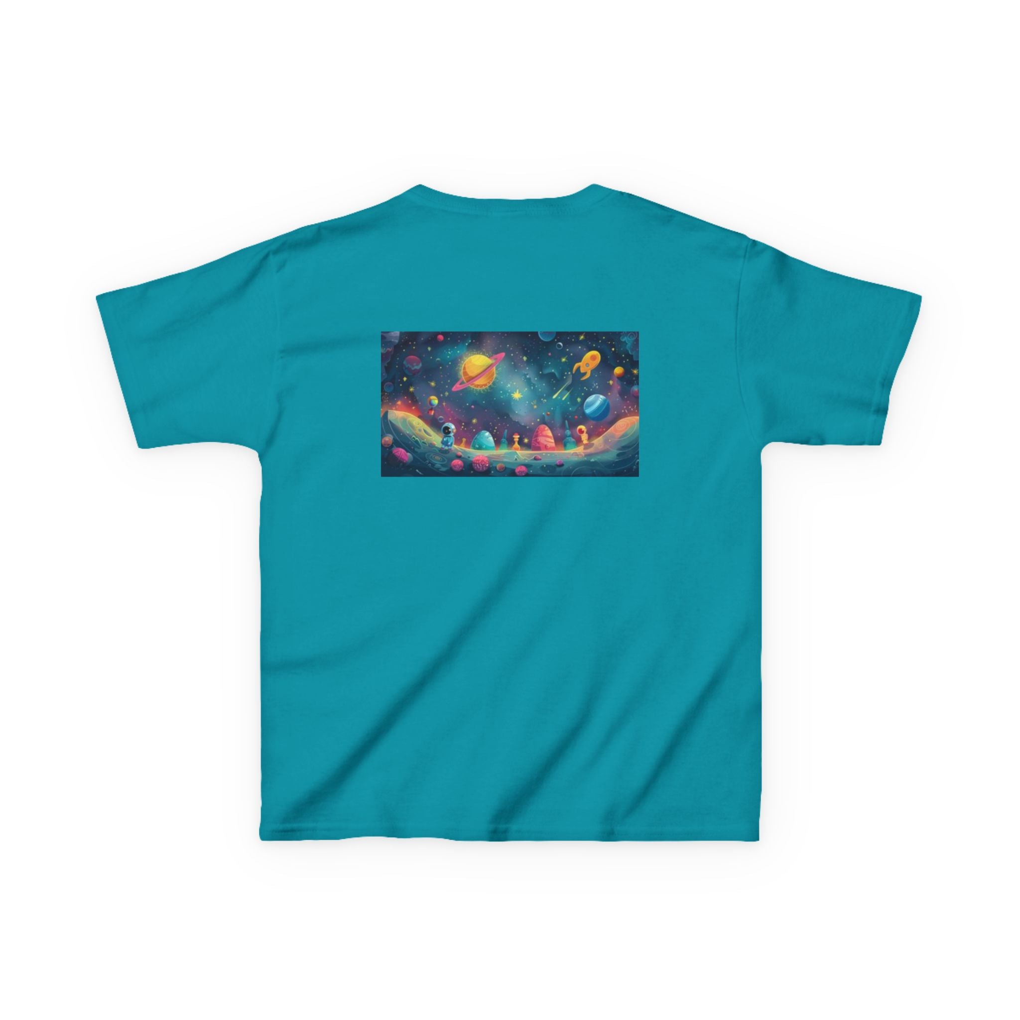 Kids Alien Space I Believe in You T-shirt — Colorful Extraterrestrial Galaxy Shirt