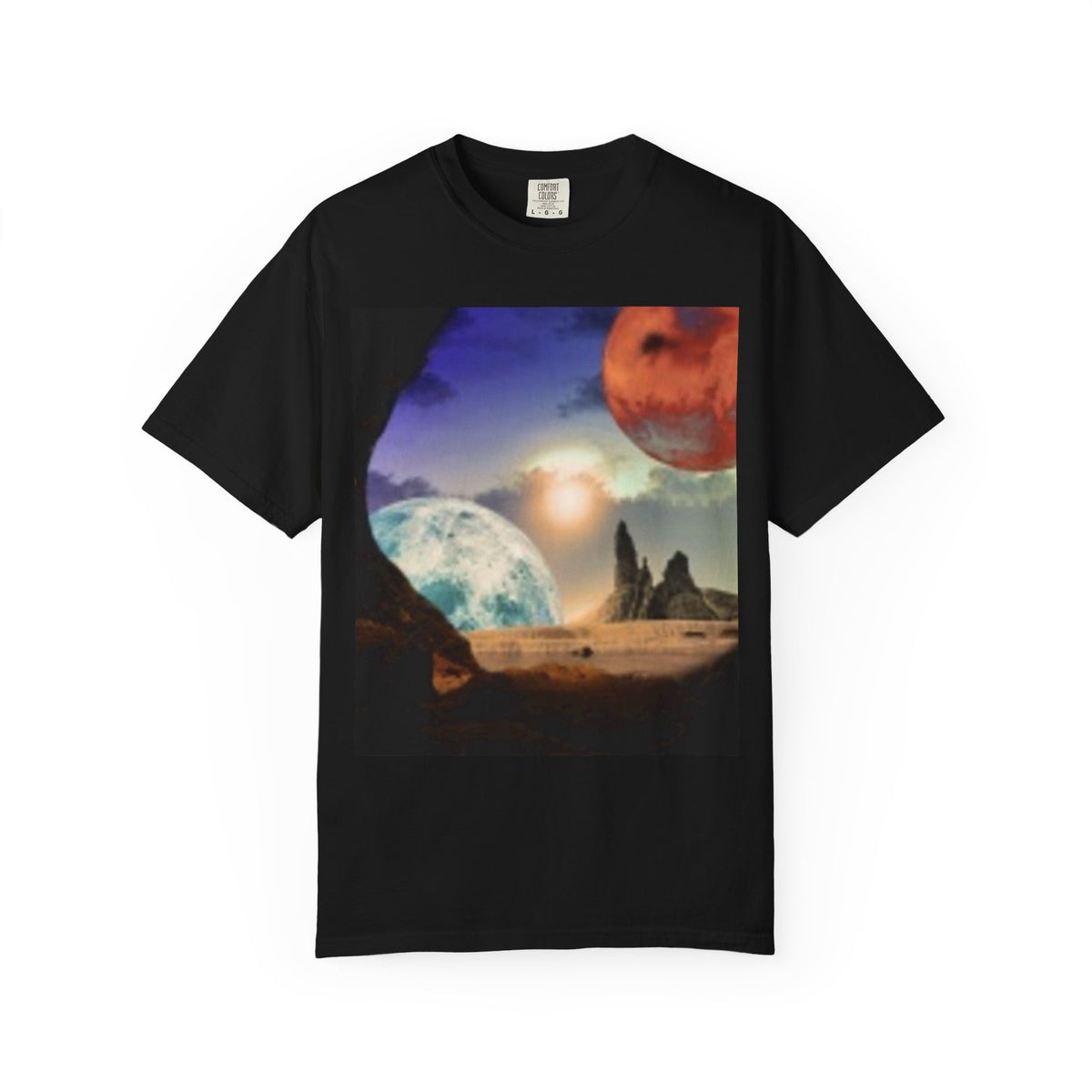 Cosmic Landscape T-Shirt — Retro Planet Scape Tee