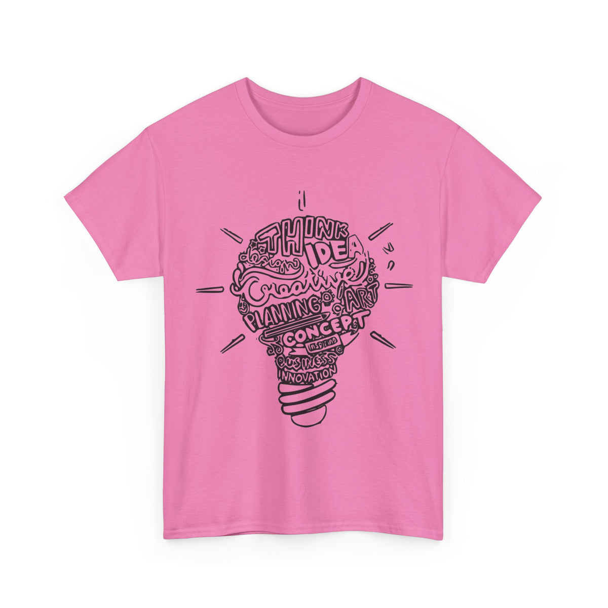 Idea Bulb T-Shirt – Creative Concept & Planning Lightbulb Design
