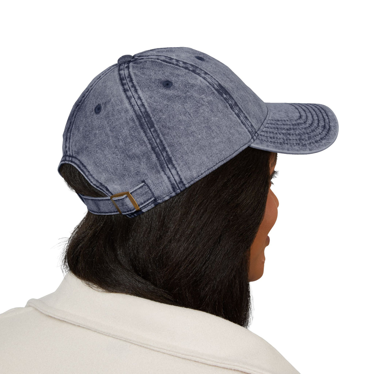 Embroidered Vintage Cap — Palm Tree Sun Baseball Hat