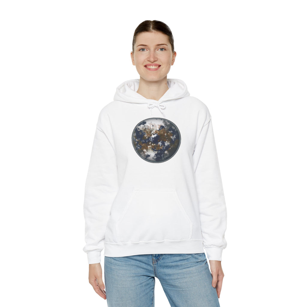 Galaxy Planet Hoodie —Facts Earth-Like Orb Space Graphic Pullover