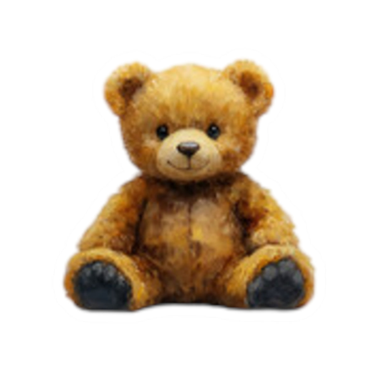 Teddy Bear Sticker — Cute Plush Toy Decal for Laptops, Water Bottles & Gifts