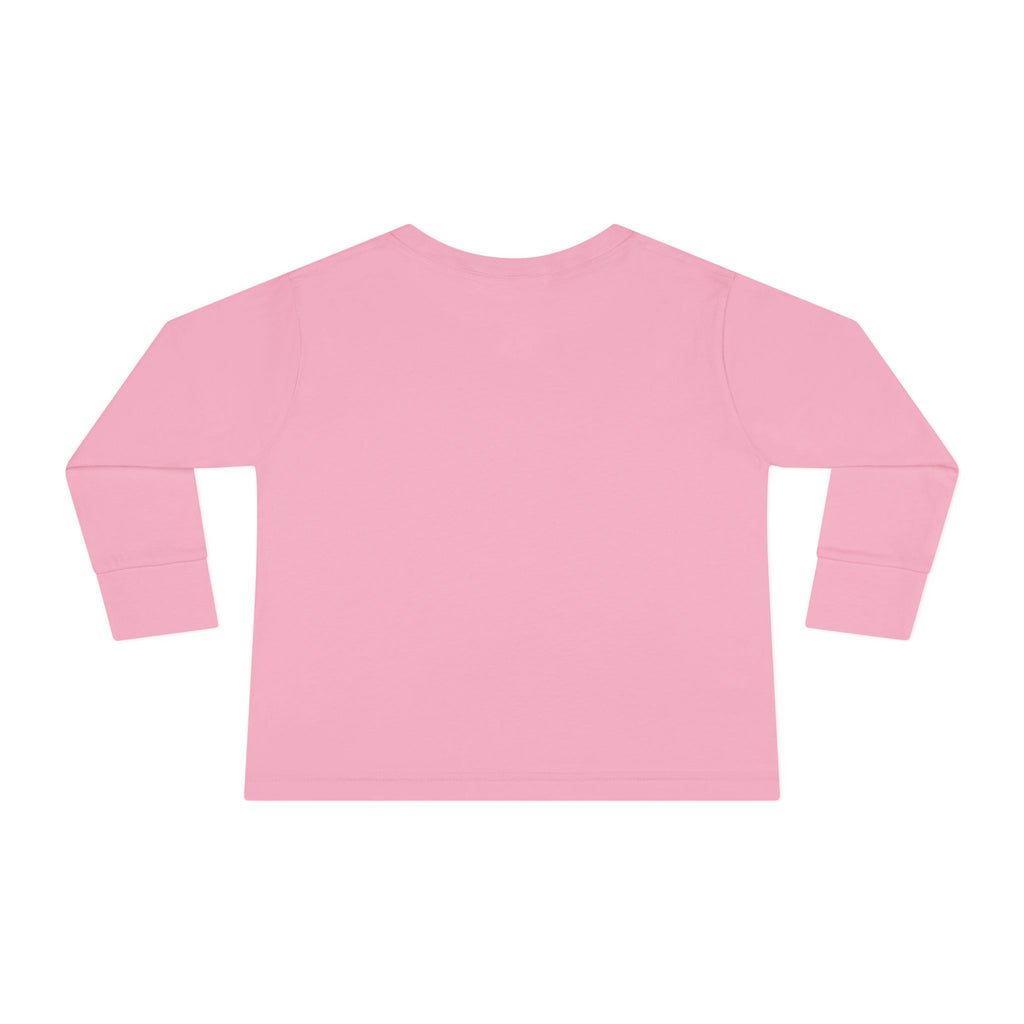 Toddler Long Sleeve Tee - Colorful Giraffe with Sunglasses Cute Kids Shirt